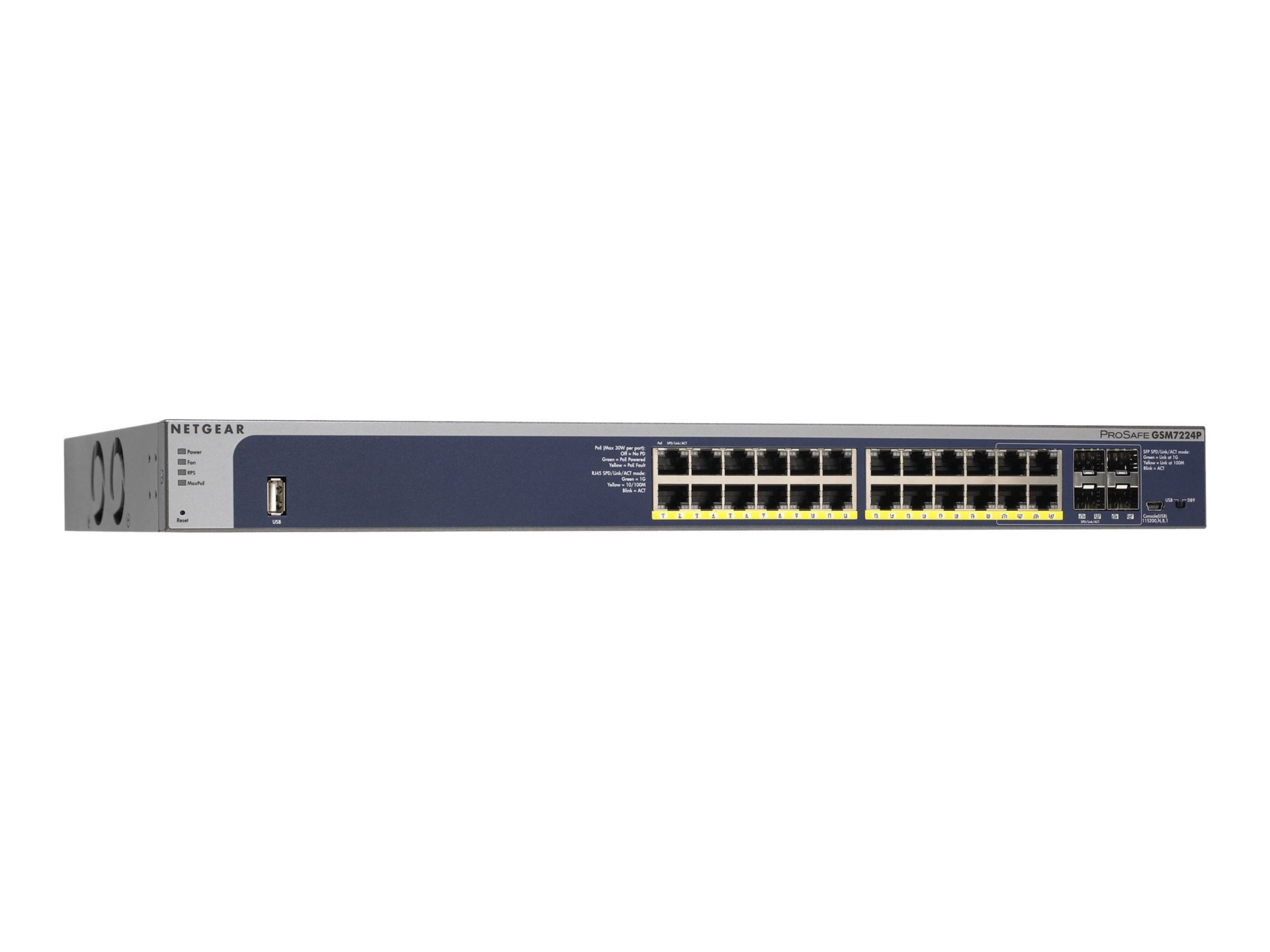 NETGEAR PROSAFE 24PT POE+ L2 MGD