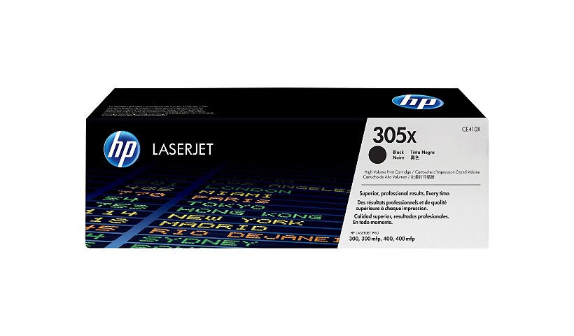 HP 305X - High Yield - black - original - LaserJet - toner cartridge (CE410