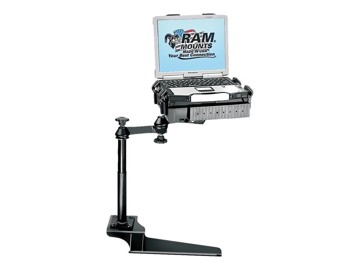 RAM No-Drill Laptop Mount for Ford F Series Trucks (250-750) & Excursion