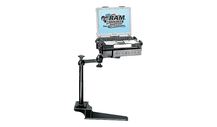 RAM No-Drill Laptop Mount for Ford F Series Trucks (250-750) & Excursion