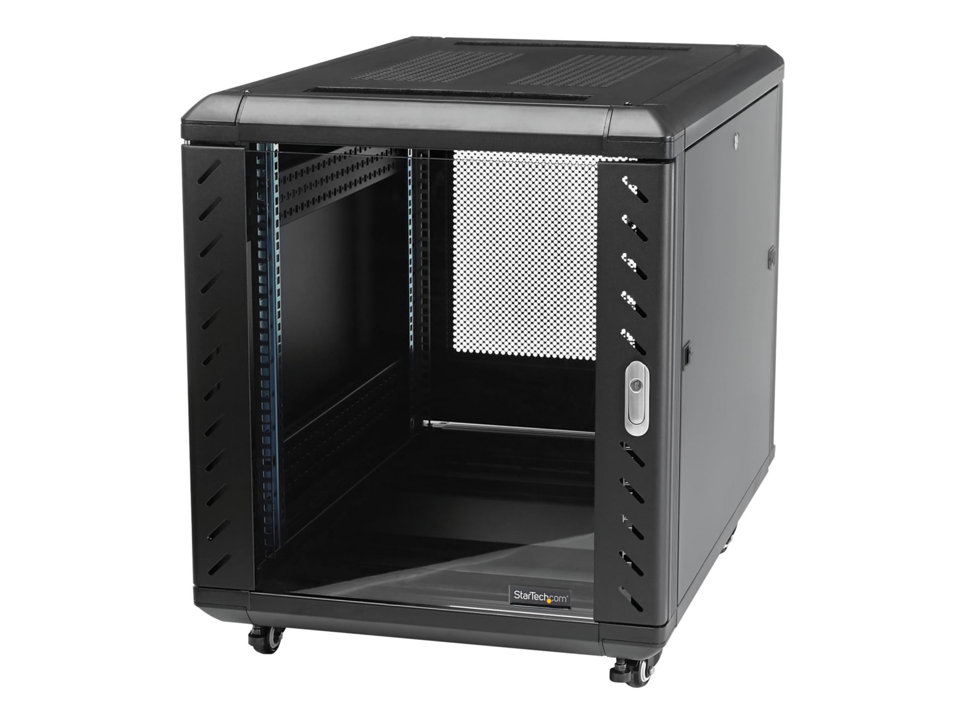 StarTech.com 12U 36in Knock-Down Server Rack Cabinet with Casters