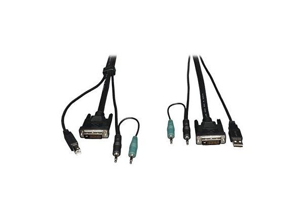 TRIPP 15FT DVI/USB AUD KVM CABLE KIT