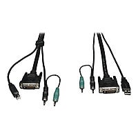 Tripp Lite 15ft Cable Kit for Secure DVI / USB / Audio KVM Switches 15' - v