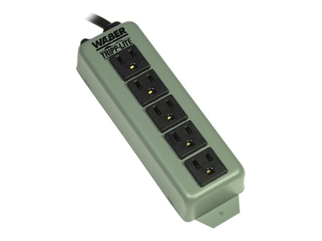 Tripp Lite Waber Power Strip 5 Outlet Industrial 5-15P 6ft Cord Switchless