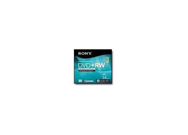 Sony DPW60DSR2H - DVD+RW (8cm) x 3 - 2.8 GB - storage media
