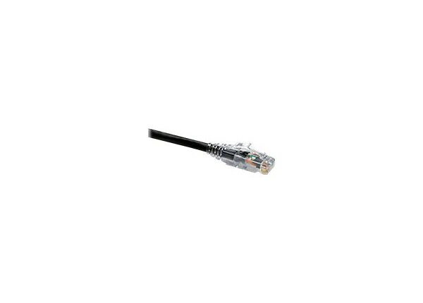 Leviton eXtreme 6+ SlimLine - patch cable - 3 ft - black