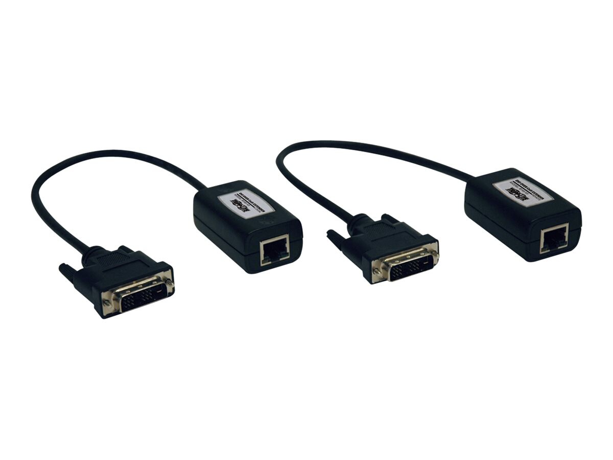 Tripp Lite DVI Over Cat5/Cat6 Passive Video Extender Kit Transmitter Receiver 100' - video extender