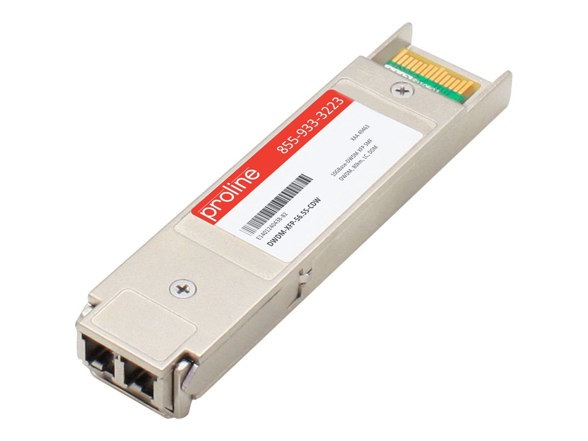 Proline Cisco DWDM-XFP-56.55 Compatible XFP TAA Compliant Transceiver - XFP transceiver module - 10 GigE