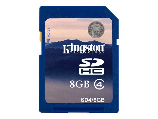 Kingston - flash memory card - 8 GB - SDHC