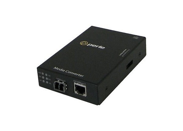 Perle S-110-S2LC20 - fiber media converter - 10Mb LAN, 100Mb LAN