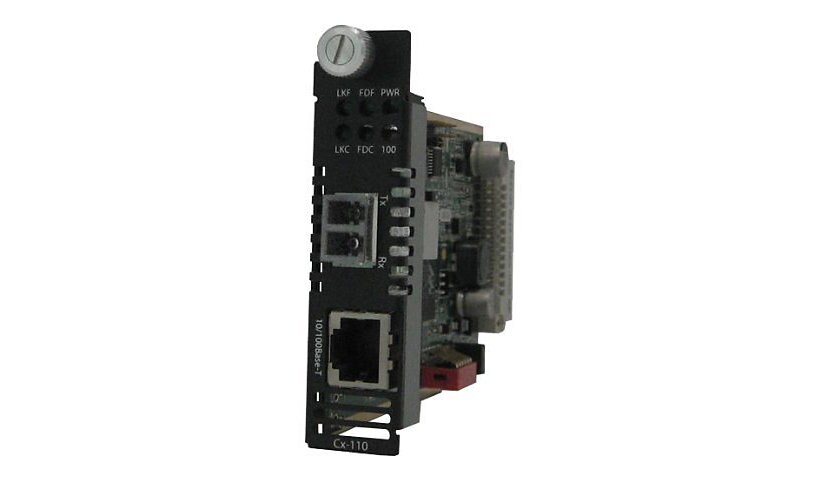 Perle C-110-S2LC20 - fiber media converter - 10Mb LAN, 100Mb LAN