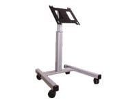Chief Medium Confidence 3' to 4' Monitor Mobile Cart - For Displays 32-65" - Black