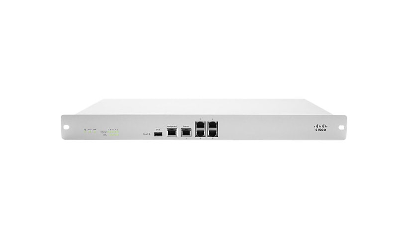 Cisco Meraki MX80 Cloud Managed - dispositif de sécurité