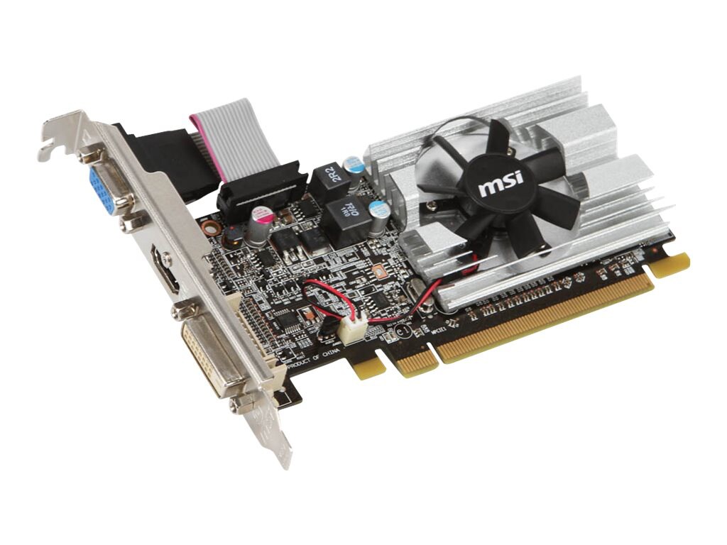 MSI R6450-MD1GD3/LP - graphics card - Radeon HD 6450 - 1 GB