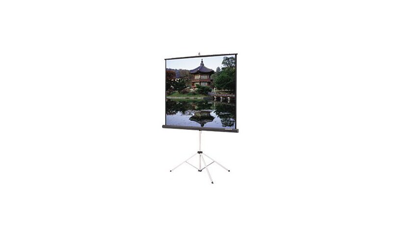 Da-Lite Picture King with Keystone Eliminator HDTV Format - projection screen with tripod - 106" (105.9 in)