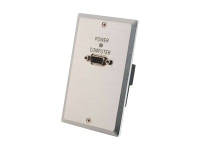 C2G TruLink VGA over UTP Wall Plate Transmitter - video extender - TAA Compliant