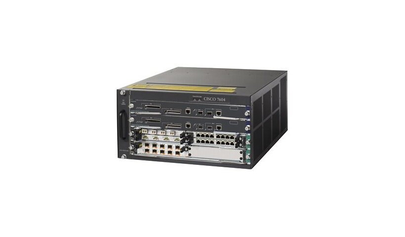 Cisco 7604 - router - desktop, rack-mountable - with 2 x Cisco 7600 Series