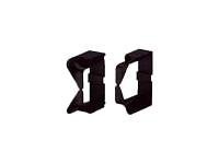 Panduit cable clips - 2U - 23"