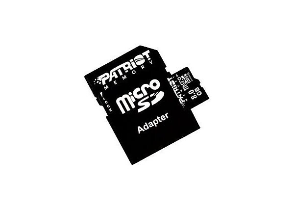 Patriot LX Series Signature Flash - flash memory card - 8 GB - microSDHC