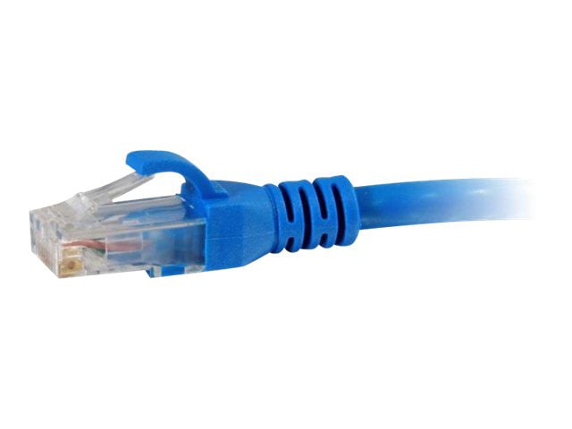 C2G 25ft Cat6 Snagless Unshielded (UTP) Ethernet Cable - Cat6 Network Patch Cable - PoE - TAA Compliant - Blue
