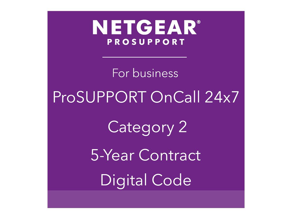 Netgear ProSUPPORT OnCall 24x7 Tech Support - 5 Year - Service