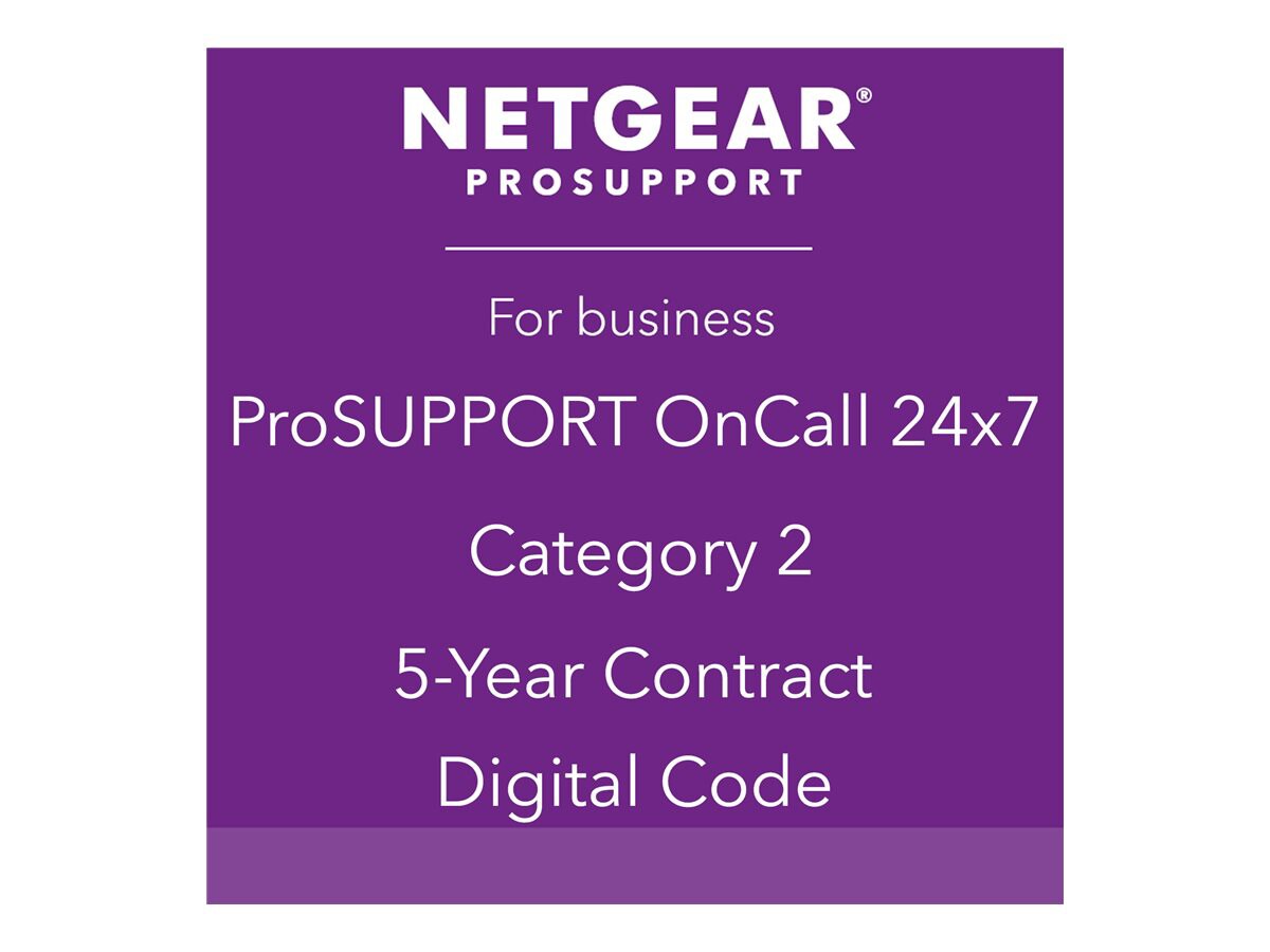 Netgear ProSUPPORT OnCall 24x7 Tech Support - 5 Year - Service