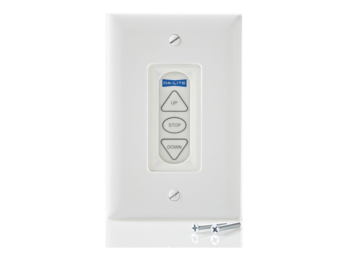 Da-Lite Legacy Smart Low Voltage Wall Switch - White