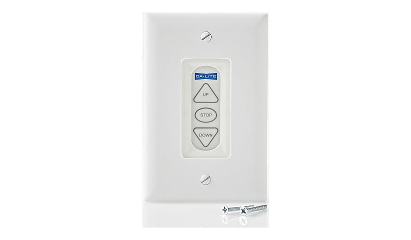 Da-Lite Legacy Smart Low Voltage Wall Switch - White