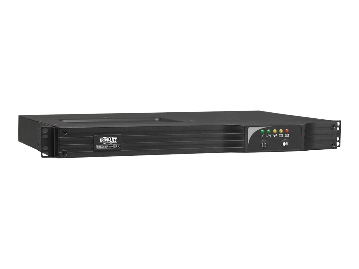 Tripp Lite SmartPro SmartPro 230V 500VA 300W Line-Interactive UPS, 1U Rack/Tower, Network Card Options, USB, DB9 Serial