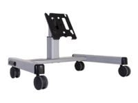Chief Confidence Medium Adjustable 2' Monitor Mobile Cart - For 32-65" - Black