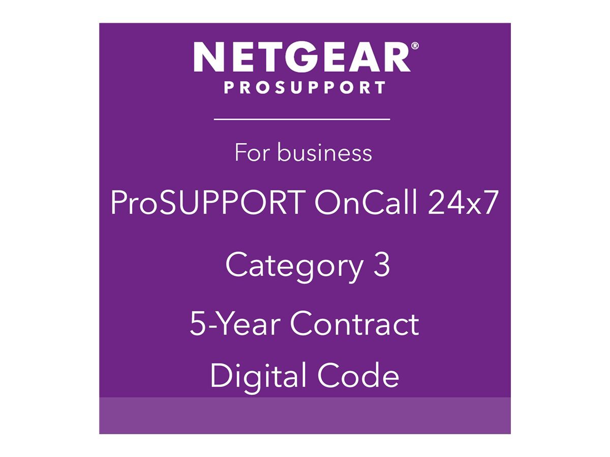 Netgear ProSUPPORT OnCall 24x7 Tech Support - 5 Year - Service
