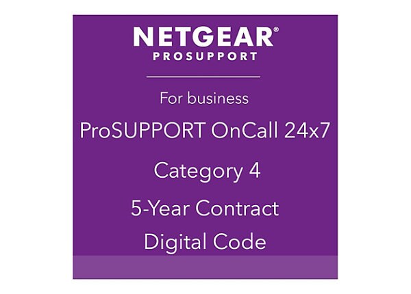 Netgear ProSUPPORT OnCall 24x7 Tech Support - 5 Year - Service