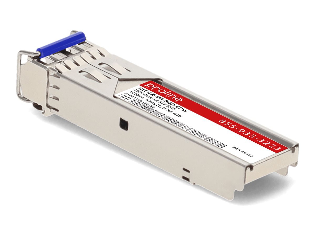 Proline Cisco GLC-LX-SM-RGD Compatible TAA Compliant 1000Base-LX SFP Transc