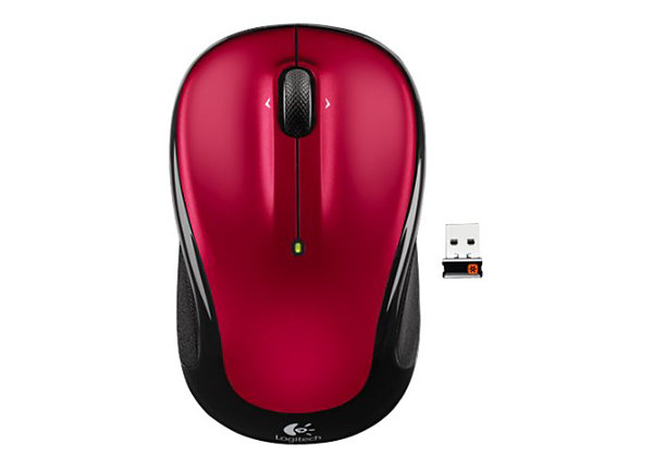 LOGI M325 WRLS MOUSE - RED