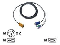 IOGEAR G2L5202PTAA - keyboard / video / mouse (KVM) cable - 6 ft