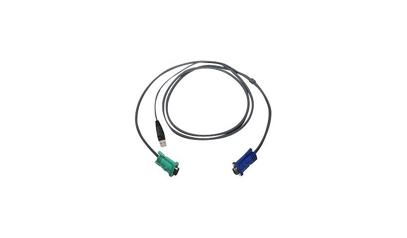 IOGEAR G2L5202UTAA - keyboard / video / mouse (KVM) cable - 6 ft