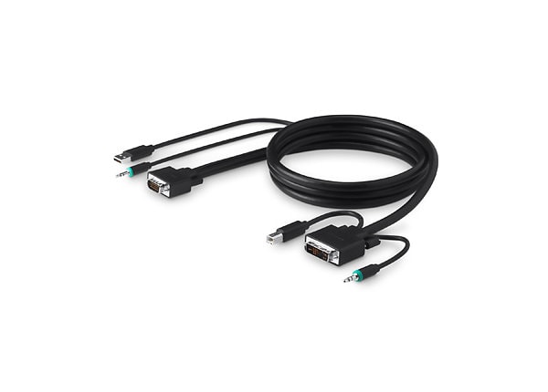 Belkin Secure KVM Cable Kit - video / USB / audio cable - 1.8 m - B2B