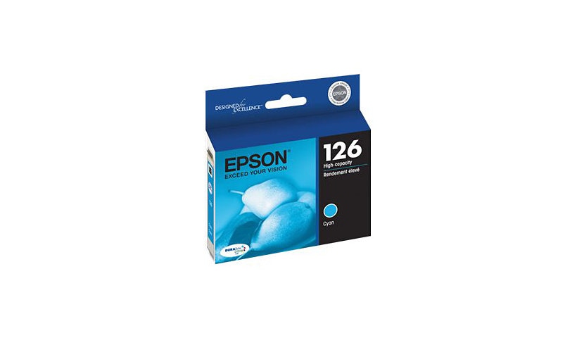 Epson 126 - High Capacity - cyan - original - ink cartridge