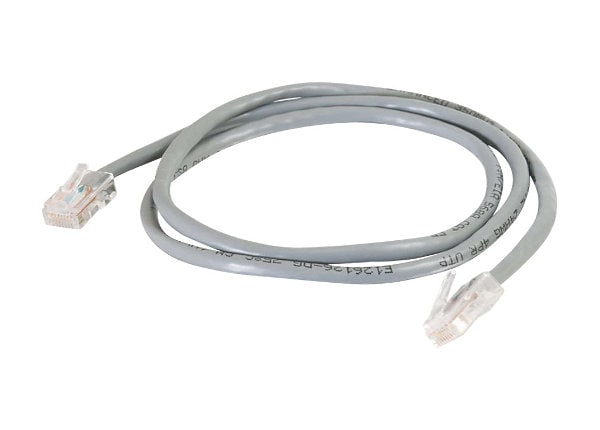 C2G Cat5e Non-Booted Unshielded (UTP) Network Patch Cable - patch cable - 15 ft - gray