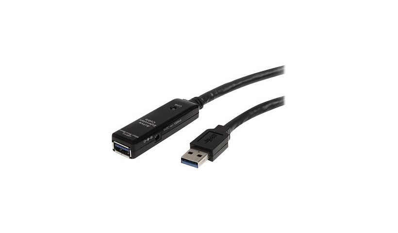 StarTech.com 10m USB 3.0 Active Extension Cable - M/F-USB 3.0 A to B Cable