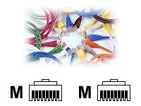 Allen Tel AT16 Series patch cable - 25 ft - yellow