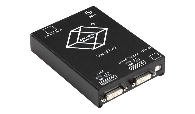 Black Box ServSwitch DVI CATx KVM Extender, Single, Transmitter - KVM extender