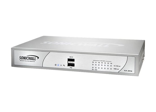 SonicWall TZ 215 - security appliance - with 3 years SonicWALL Comprehensive Gateway Security Suite