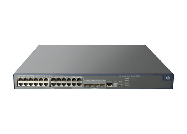 HPE 5120-24G-PoE+ EI Switch with 2 Interface Slots - switch - 24 ports - managed - rack-mountable