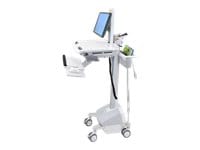 Ergotron StyleView EMR Cart with LCD Pivot, LiFe Powered - cart - for LCD display / keyboard / mouse / barcode scanner /