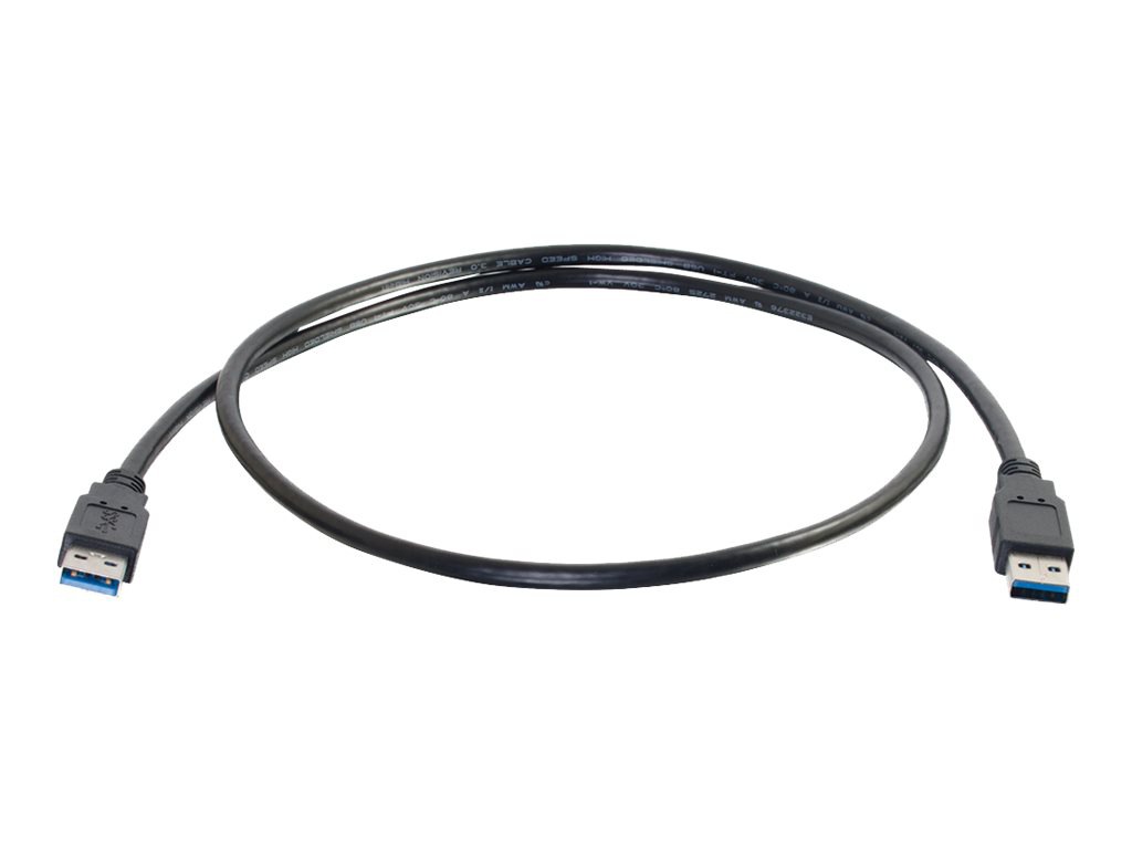 C2G 3.3ft USB Cable - USB A to USB A Cable - USB 3.0 Cable - M/M - USB cable - USB Type A to USB Type A - 1 m