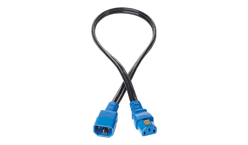 HPE Jumper Cord - power cable - IEC 60320 C13 to IEC 60320 C14 - 2.3 ft