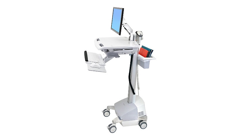 Ergotron StyleView EMR Cart with LCD Arm, SLA Powered - cart - for LCD display / keyboard / mouse / CPU / notebook /