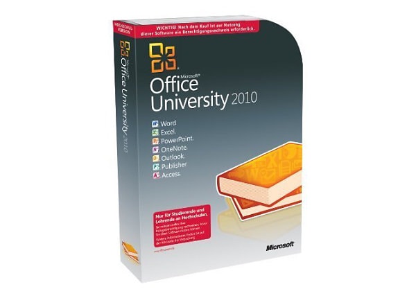 Microsoft Office University 2010 w/SP1 - complete package