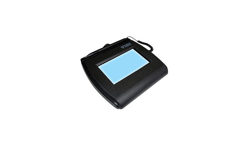 Topaz SigLite LCD 4X3 T-LBK750SE-BHSB-R - signature terminal - serial, USB